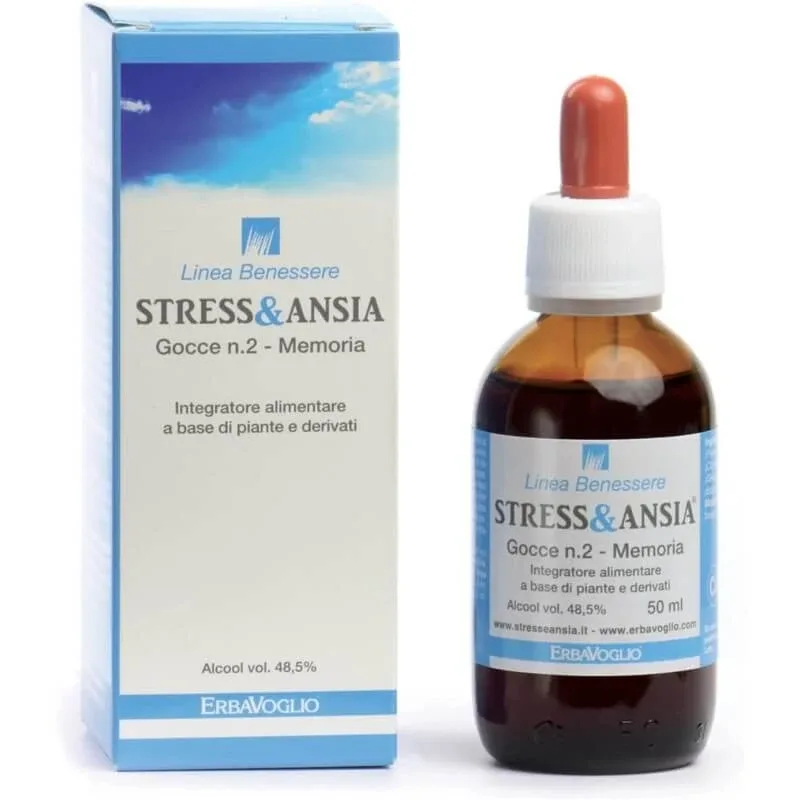 Stress&amp;anxietate picături nr. 2 pentru memorie 50 ml - supliment alimentar pentru memorie și funcțiile cognitive — preț și oferte