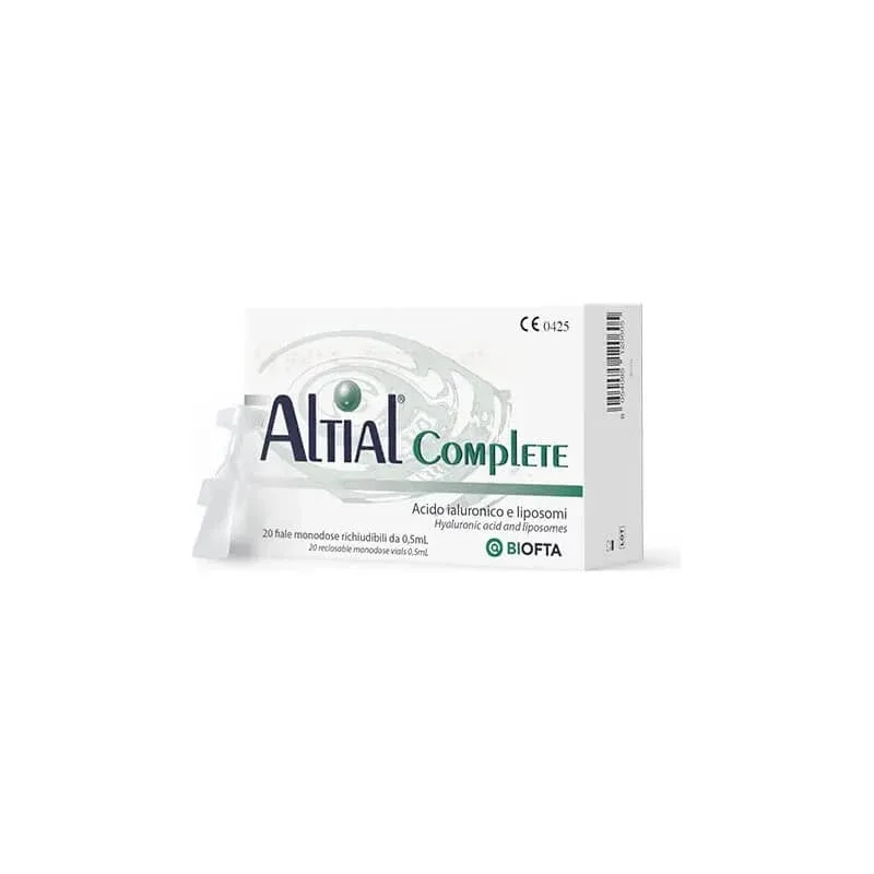 Altial complete – picături oftalmice hidratante, 20 de fiole — preț și oferte