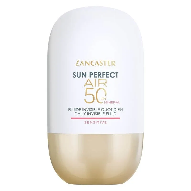Lancaster Sun Perfect Air Cremă de protecție solară pentru față SPF 50, fluid invizibil pentru uz zilnic, protecție ridicată, 40 ml — preț și oferte
