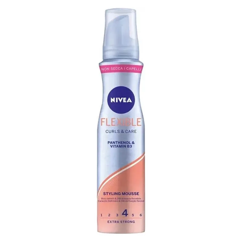 Nivea Flexible Curl – spumă pentru păr care modelează buclele, 150 ml — preț și oferte