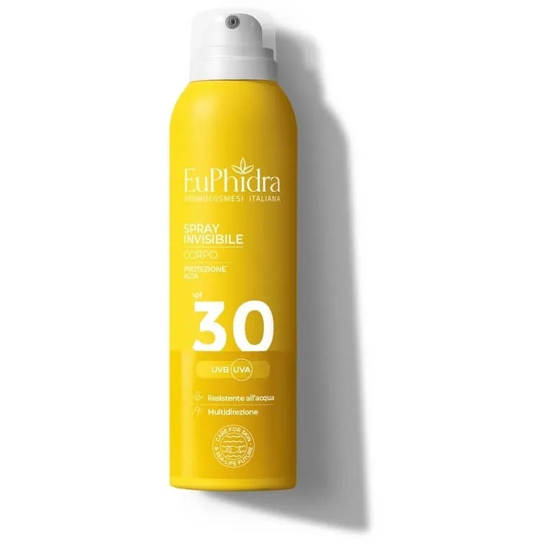 Euphidra cremă solară SPF 30, spray solar invizibil, protecție ridicată, 200 ml — preț și oferte