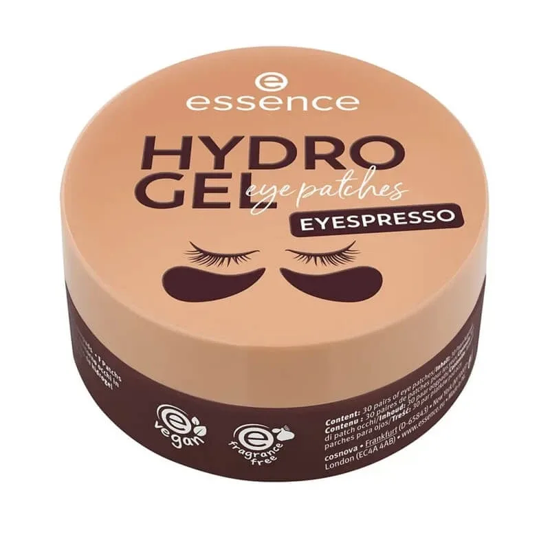 Essence Hydro gel eyespresso – 30 de plasturi răcoritori pentru zona ochilor, cu cafeină și acid hialuronic — preț și oferte