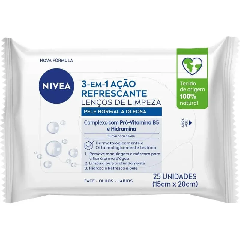 Șervețele demachiante răcoritoare Nivea – 25 de șervețele — preț și oferte