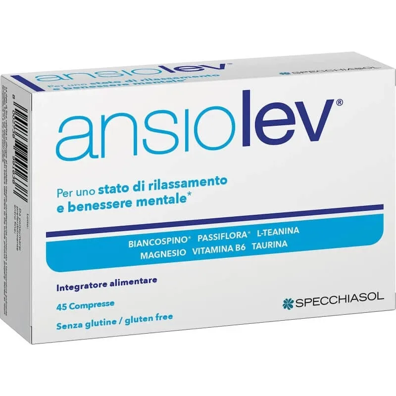 Specchiasol Ansiolev 45 comprimate – supliment alimentar pentru bunăstarea mentală — preț și oferte