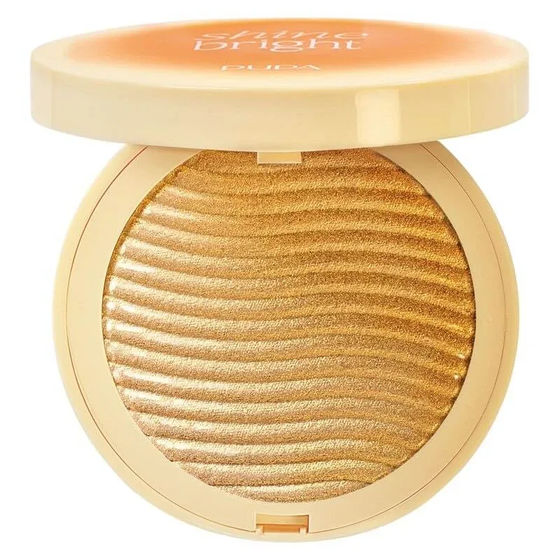 Pupa Shine Bright Compact Face Highlighter – iluminator compact pentru față, strălucitor, 8,5 gr — preț și oferte