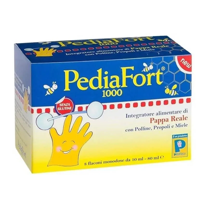 Pediafort1000 – supliment alimentar reconstituant, 8 flacoane a câte 10 ml — preț și oferte