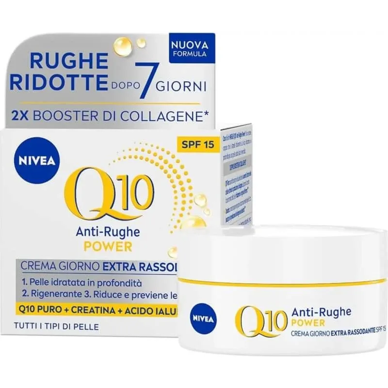 Nivea Q10 Anti-Rid Power SPF15 – cremă de zi cu efect de fermitate intensă, 50 ml — preț și oferte