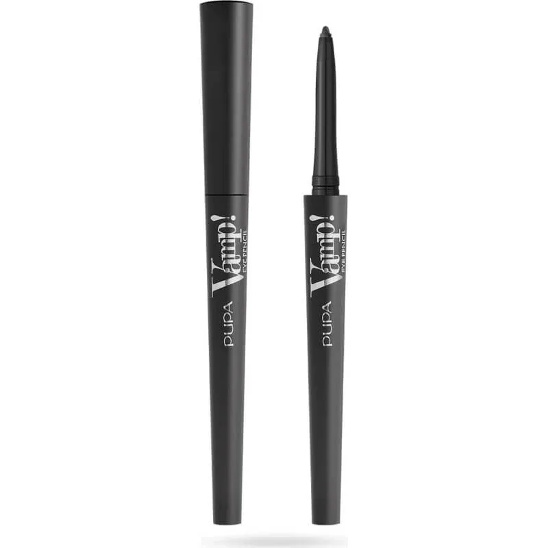 Pupa vamp! eye pencil – creion de ochi rezistent la apă 2 în 1 nr. 100 iconic black — preț și oferte