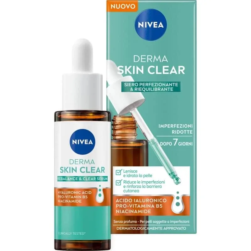 Nivea Derma Skin Clear – ser perfecționant și reechilibrant 30 ml — preț și oferte