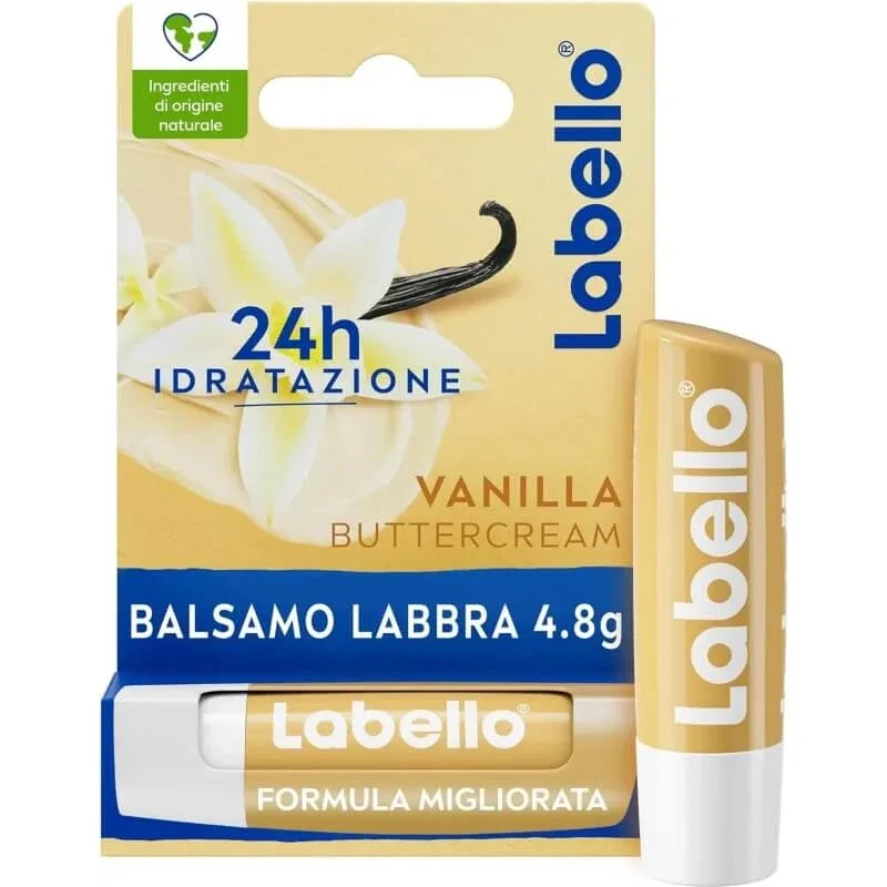 Labello vanilla buttercream – balsam de buze cu unt de vanilie 5,5 ml — preț și oferte