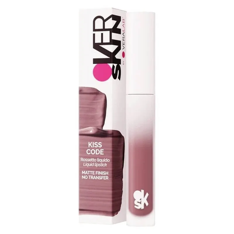 Veralab Overskin kiss code – ruj lichid mat nr. 01 old rosè — preț și oferte