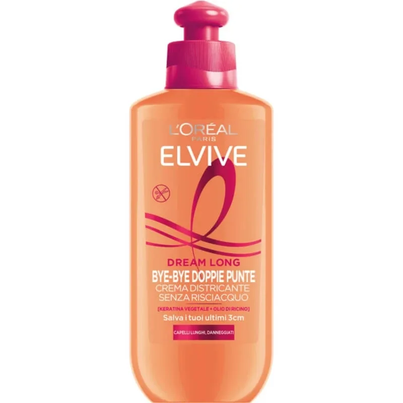 Elvive Dream Long Bye Bye Vârfuri despicate – cremă de descurcare fără clătire pentru vârfuri deteriorate și păr lung, 200 ml — preț și oferte