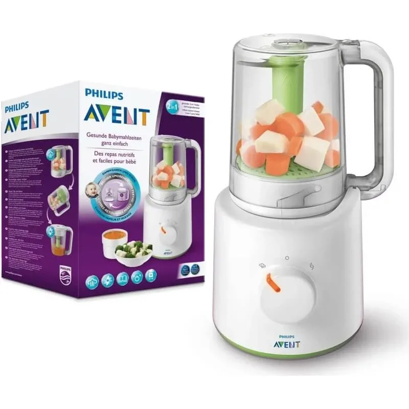 Homogenizator Avent „easypappa” 2 în 1 cu funcție de gătit la abur — preț și oferte