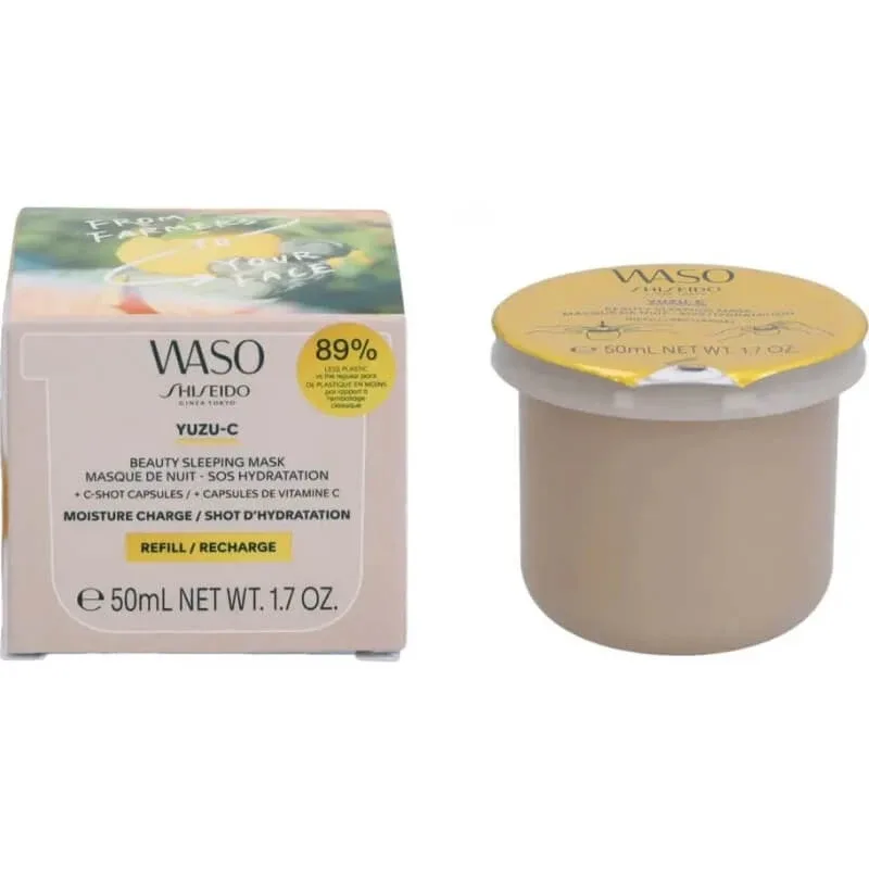 Shiseido Waso yuzu-c – rezerve pentru masca de noapte hidratantă, 50 ml — preț și oferte