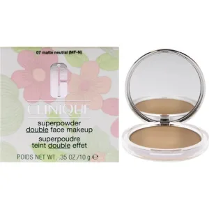 Clinique Superpowder Double Face Powder Matte – pudră compactă matifiantă nr. 07 Matte Neutral