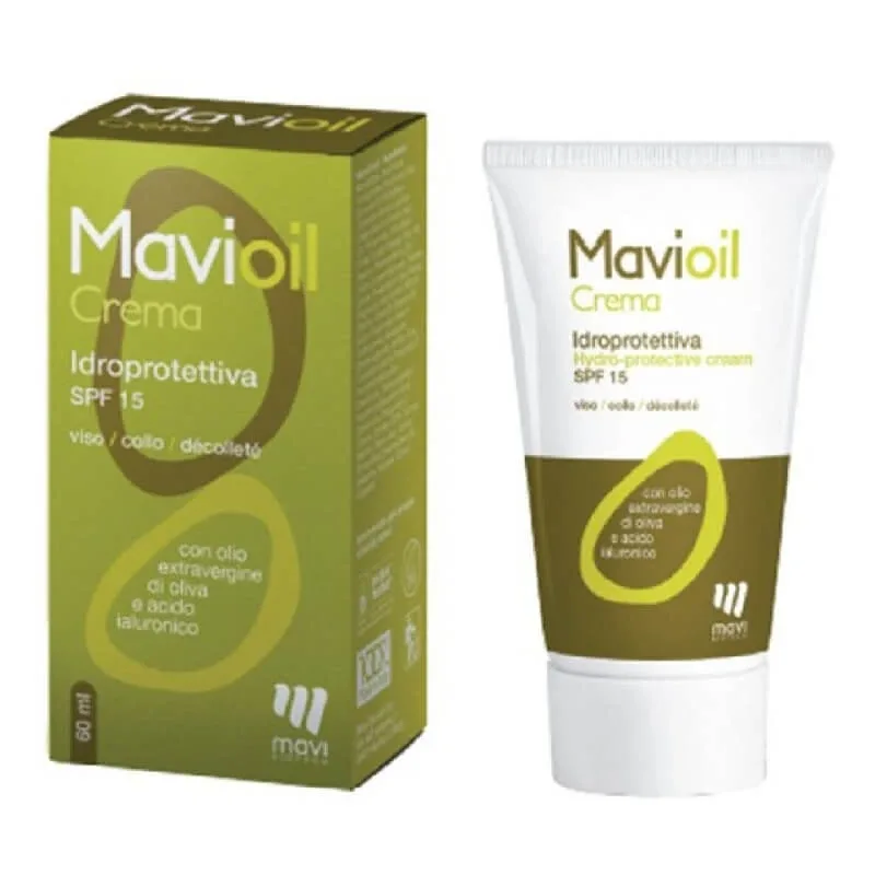 Mavi Biotech Mavioil cremă hidroprotectoare SPF 15 pentru față, gât și decolteu, 60 ml — preț și oferte