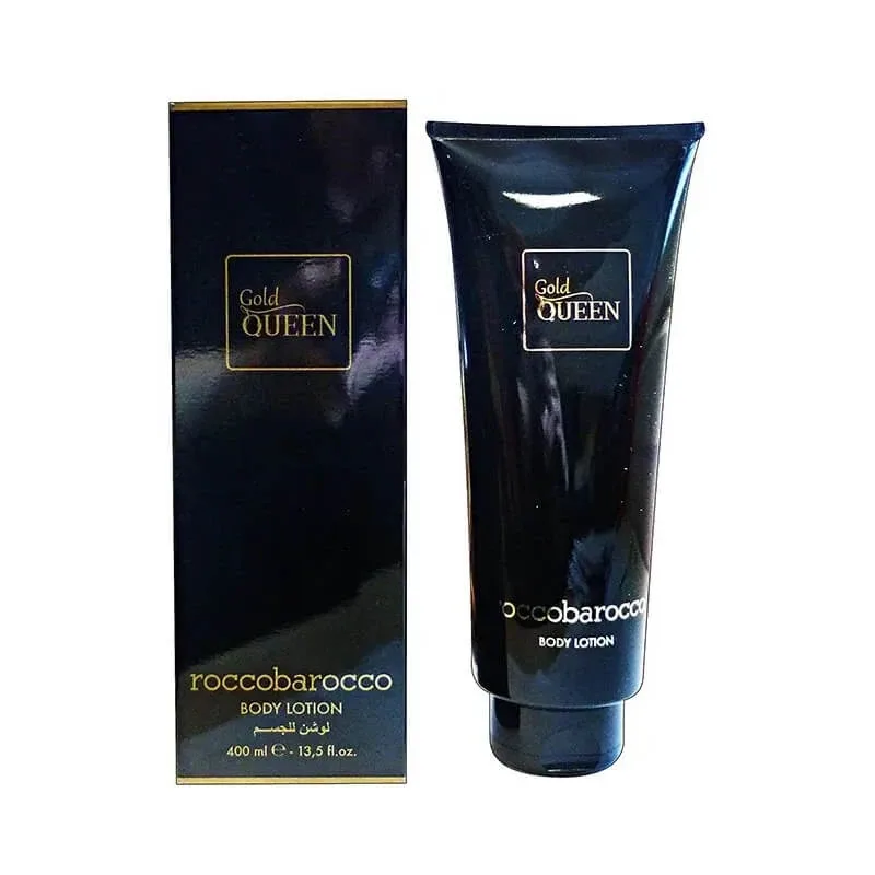 Rocco Barocco Gold Queen Body Lotion – loțiune de corp parfumată 400 ml — preț și oferte