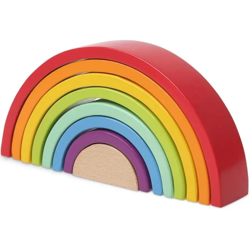 Kiokids Curcubeu din lemn 18 luni+ — preț și oferte
