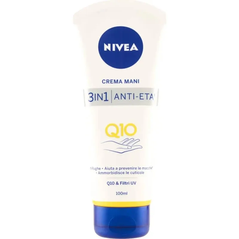 Nivea cremă de mâini 3 în 1 cu Q10 anti-îmbătrânire, 100 ml — preț și oferte