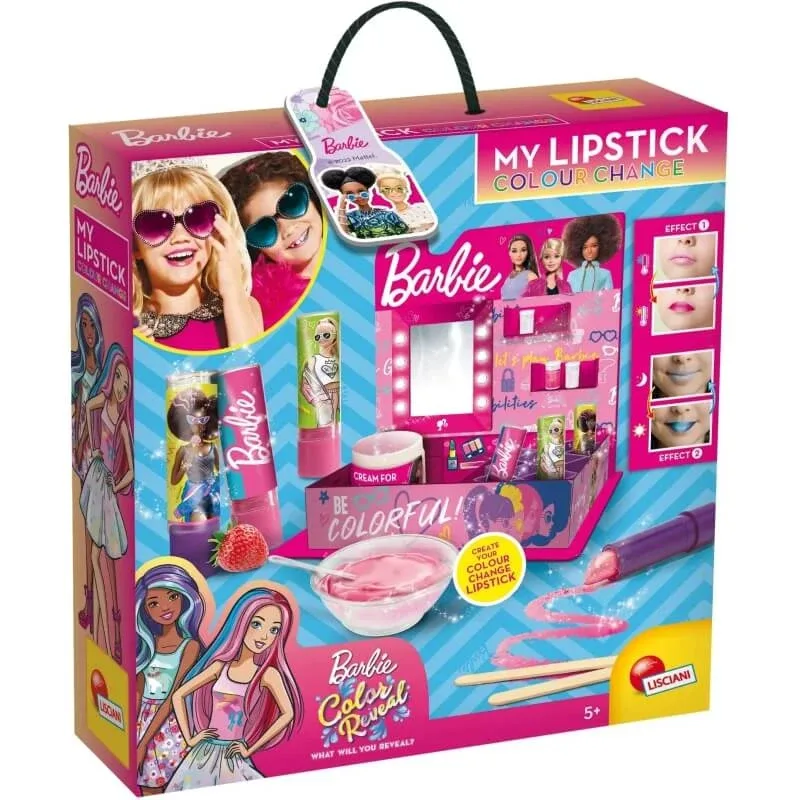 Lisciani Barbie – my lipstick colour change – kit pentru crearea rujurilor — preț și oferte