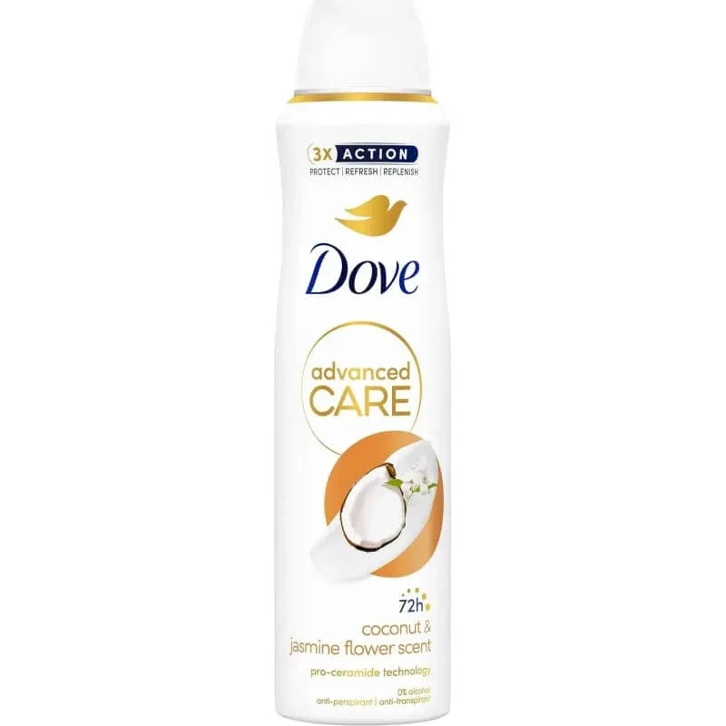 Dove Advanced Care cu cocos și flori de iasomie – deodorant spray 150 ml — preț și oferte