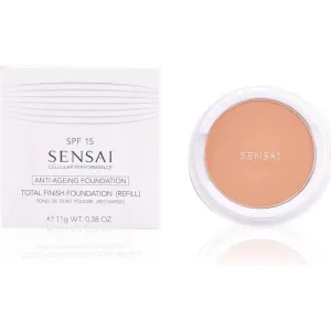 Kanebo Sensai Total Finish Foundation SPF 15 – fond de ten pudră – rezerve nr. TF 23 Almond Beige