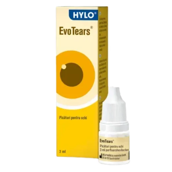 Picaturi oftalmice EvoTears ochi uscati, Novaliq | 3 ml NOVALIQ GMBH — preț și oferte