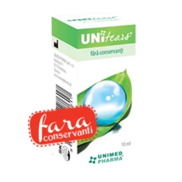 Picaturi oftalmice fara conservanti Unitears, Unimed Pharma | 10 ml — preț și oferte
