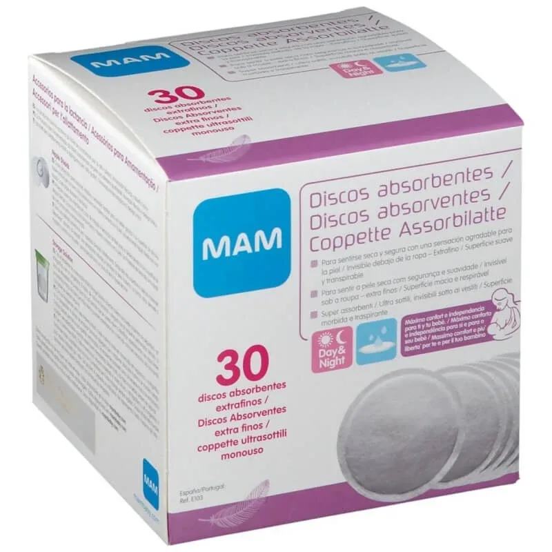 Mam 30 de cupe absorbante pentru lapte, ultra-subțiri — preț și oferte