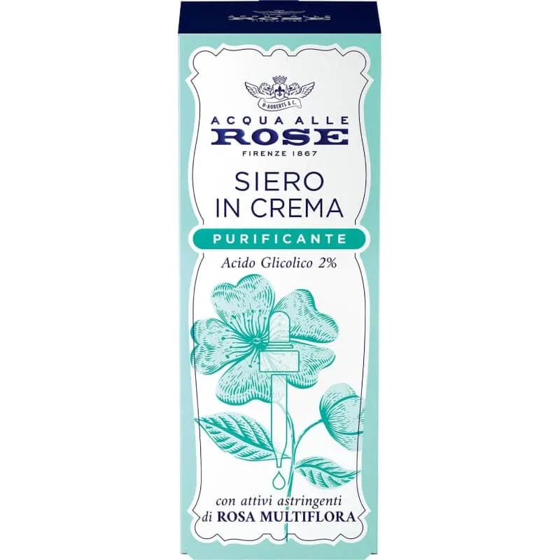 Apă de trandafiri – Ser facial sub formă de cremă purificatoare 30 ml — preț și oferte