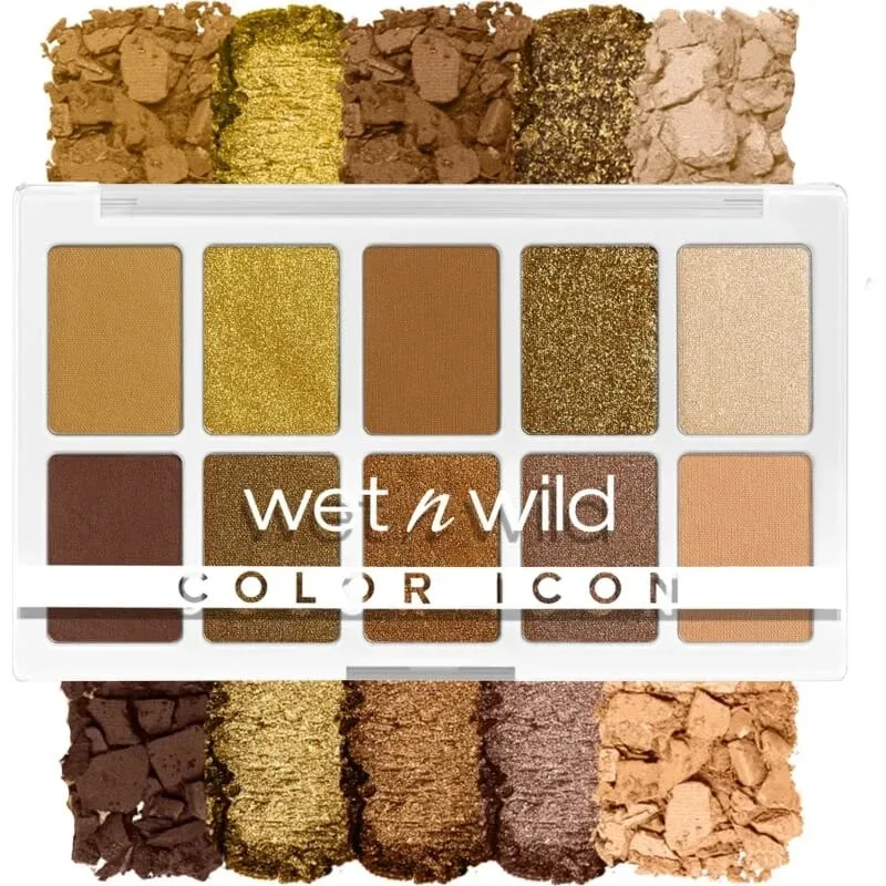 Wet n wild Color Icon - paletă de farduri cu 10 nuanțe - farduri de ochi nr. 4075e „Call Me Sunshine” — preț și oferte