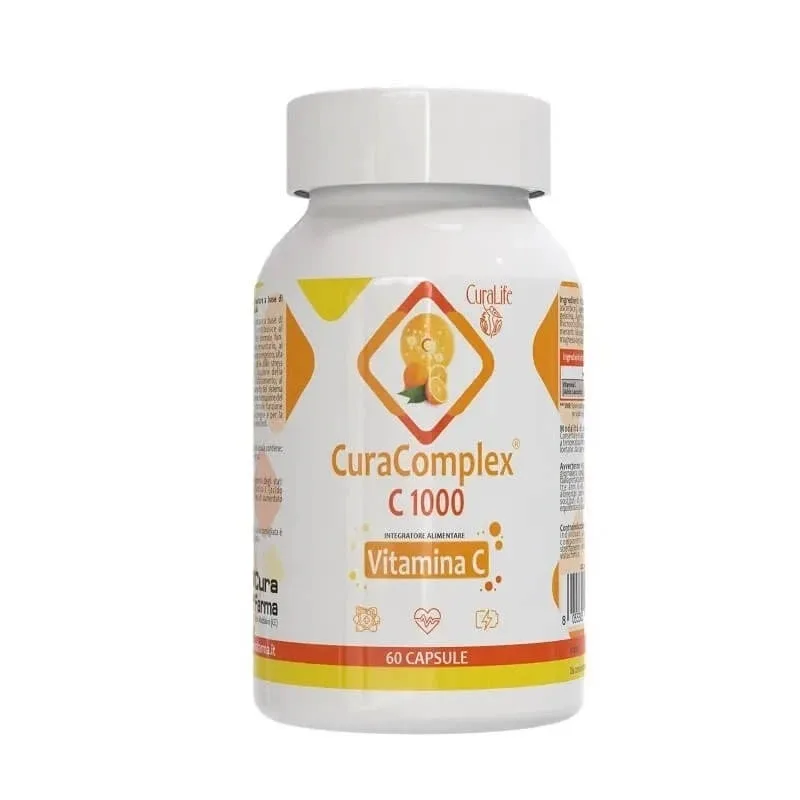 Curacomplex C1000 vitamina C 60 capsule – supliment alimentar pentru sistemul imunitar și combaterea oboselii — preț și oferte