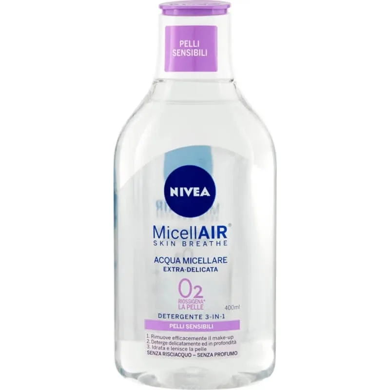 Nivea Micellair Skin Breathe – apă micelară extrem de delicată pentru tenul sensibil, 100 ml — preț și oferte