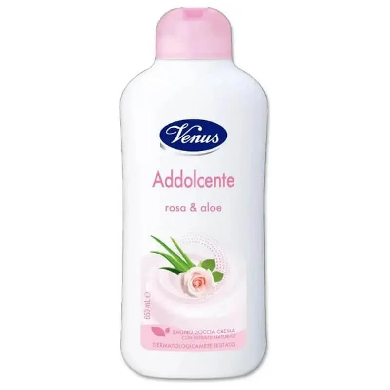 Venus roz și aloe – gel de duș și baie cu efect emolient, 650 ml — preț și oferte