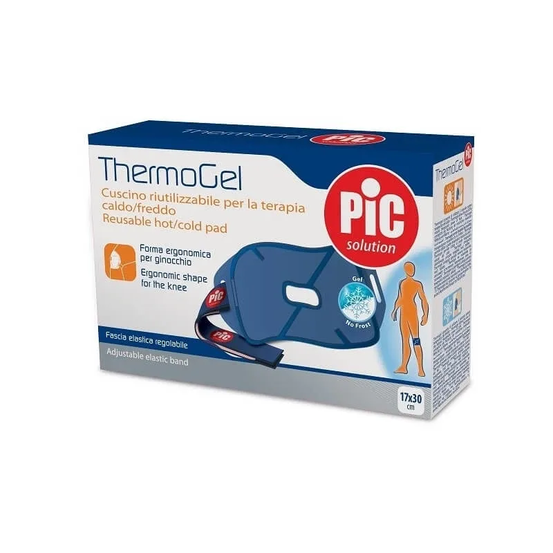 Pic Thermogel – pernă termică reutilizabilă pentru terapia cu căldură/frig la genunchi, 17x30 cm — preț și oferte