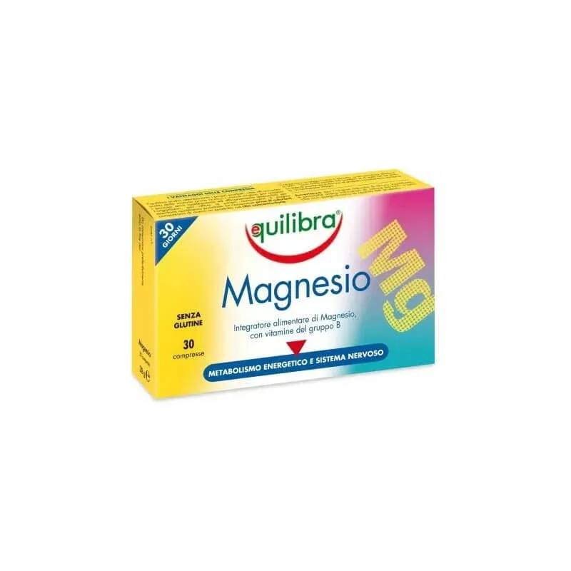 Equilibra magneziu 30 comprimate – supliment alimentar pentru metabolismul energetic — preț și oferte