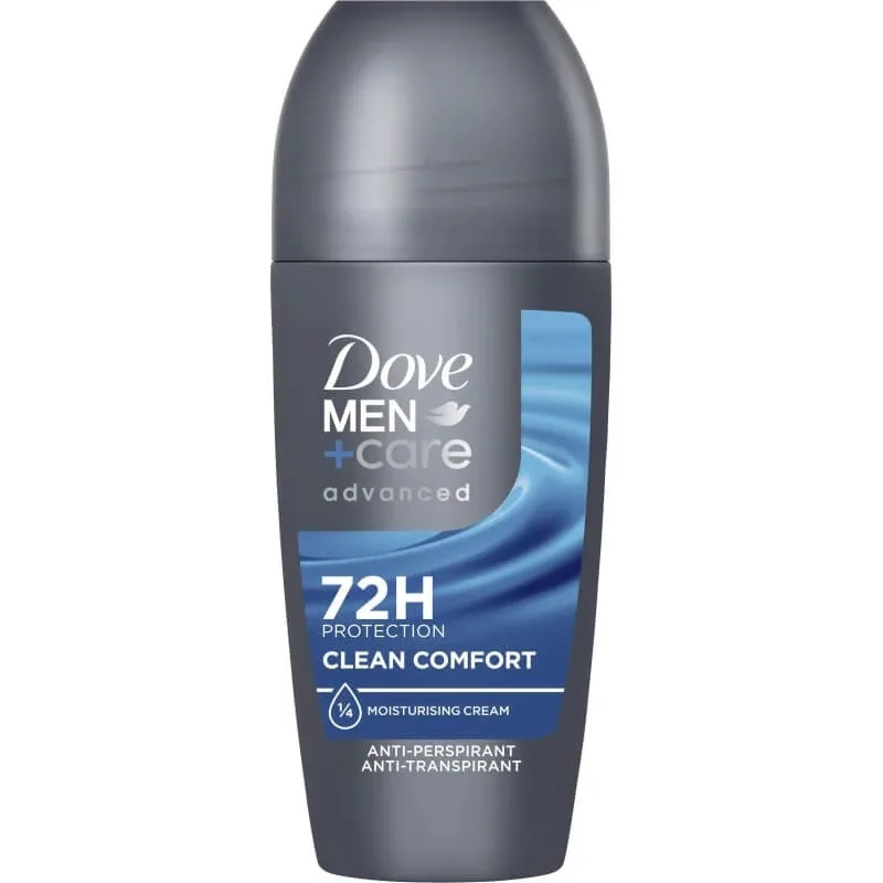 Dove Man+care advanced – clean comfort 72h protection – deodorant roll-on 50 ml — preț și oferte