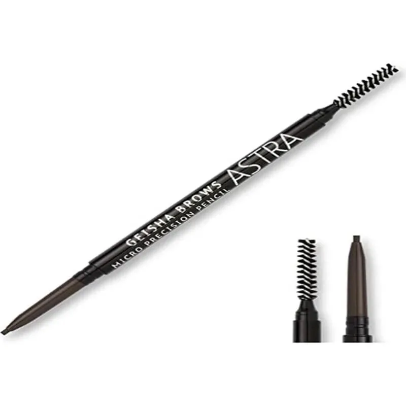 Astra Geisha Brows – creion pentru sprâncene cu precizie maximă nr. 03 maro — preț și oferte