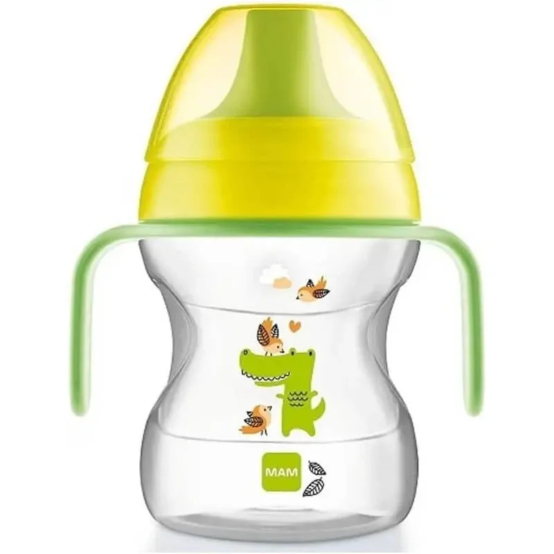 Mam Learn to drink cup – cană pentru copii de la 6 luni în sus, cu capacitate de 190 ml, în modele neutre asortate — preț și oferte