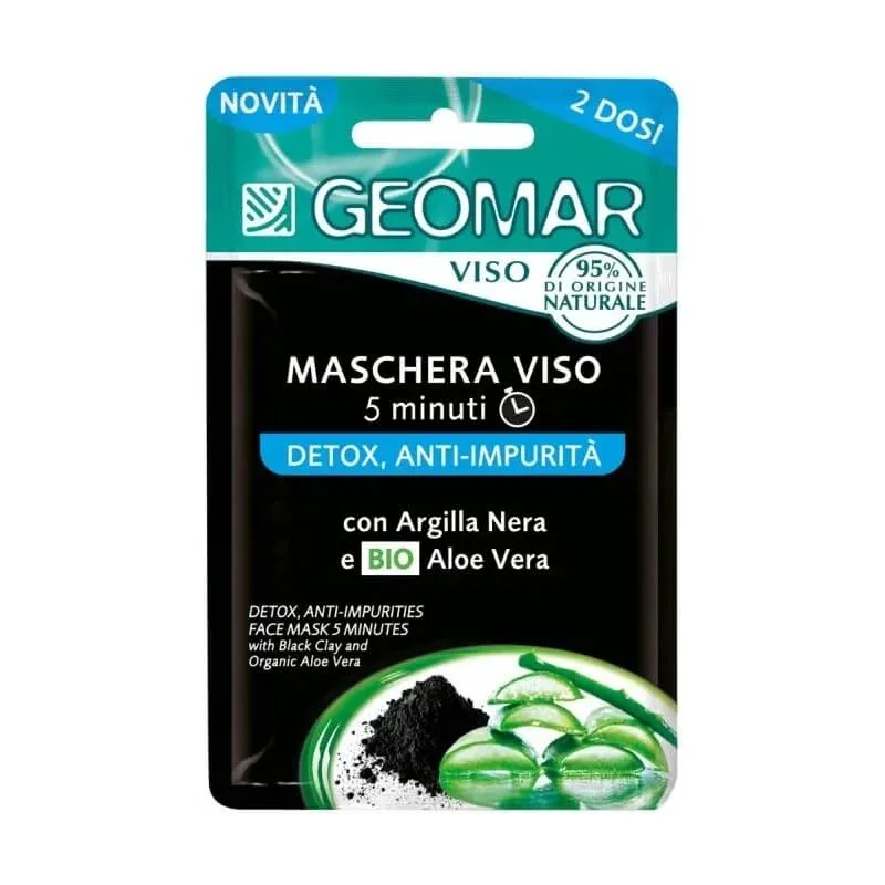 Geomar Detox anti-impurități – mască facială, 2 doze — preț și oferte