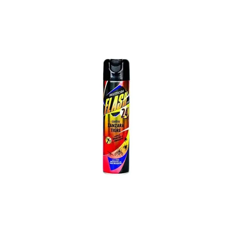 Fulmine Flash 24 împotriva țânțarilor tigru și a insectelor zburătoare – spray insecticid 400 ml — preț și oferte