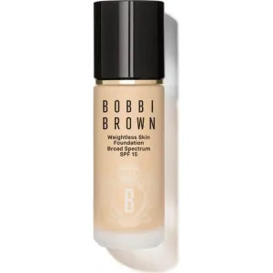 Bobbi Brown Weightless Skin Foundation – fond de ten mat cu SPF 15 – nuanța Warm Sand
