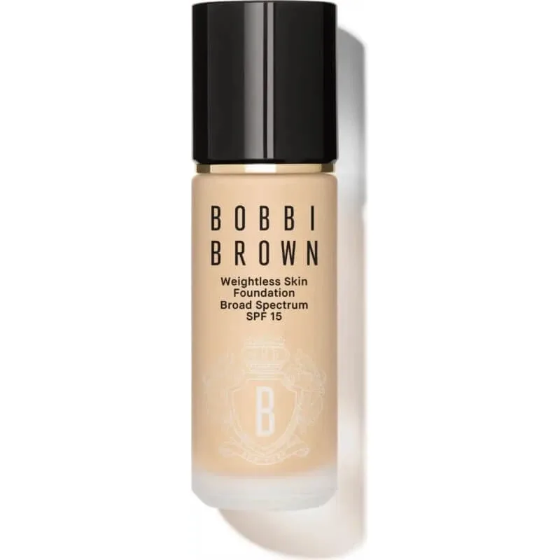 Bobbi Brown Weightless Skin Foundation – fond de ten mat cu SPF 15 – nuanța Warm Sand — preț și oferte