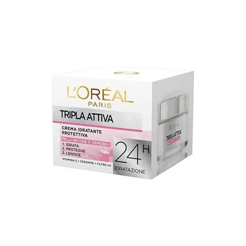 L'Oréal Paris Tripla Attiva - cremă hidratantă protectoare 50 ml — preț și oferte