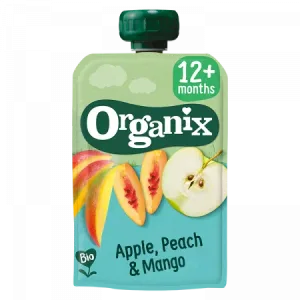 Piure ecologic BIO din Mar, Piersica si Mango 12+ luni, Organix | 100 g