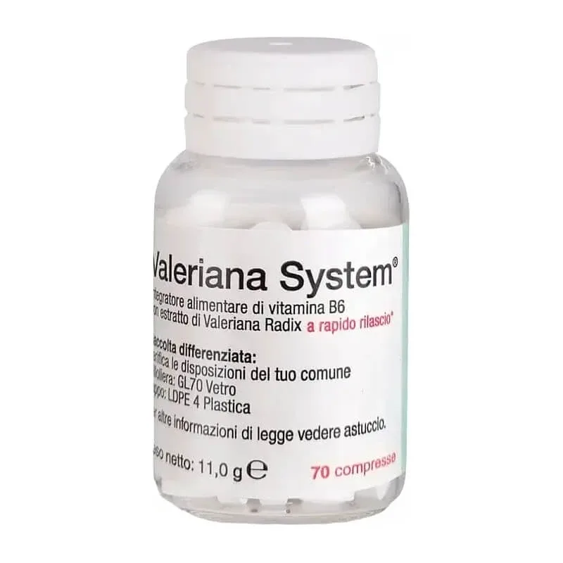 Valeriana System 70 comprimate – supliment alimentar pentru a facilita adormirea — preț și oferte
