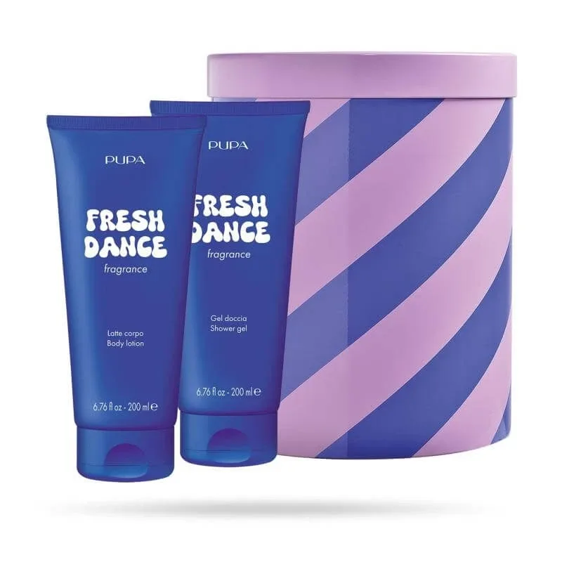 Set Happy Box: gel de duș 200 ml + loțiune de corp 200 ml nr. 004 Fresh Dance — preț și oferte