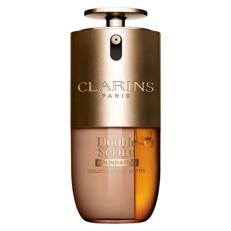 Clarins Double Serum Foundation – fond de ten hibrid sub formă de ser nr. m2n — preț și oferte