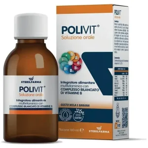 Polivit soluție orală 100 ml cu aromă de măr și banană – supliment multivitaminic