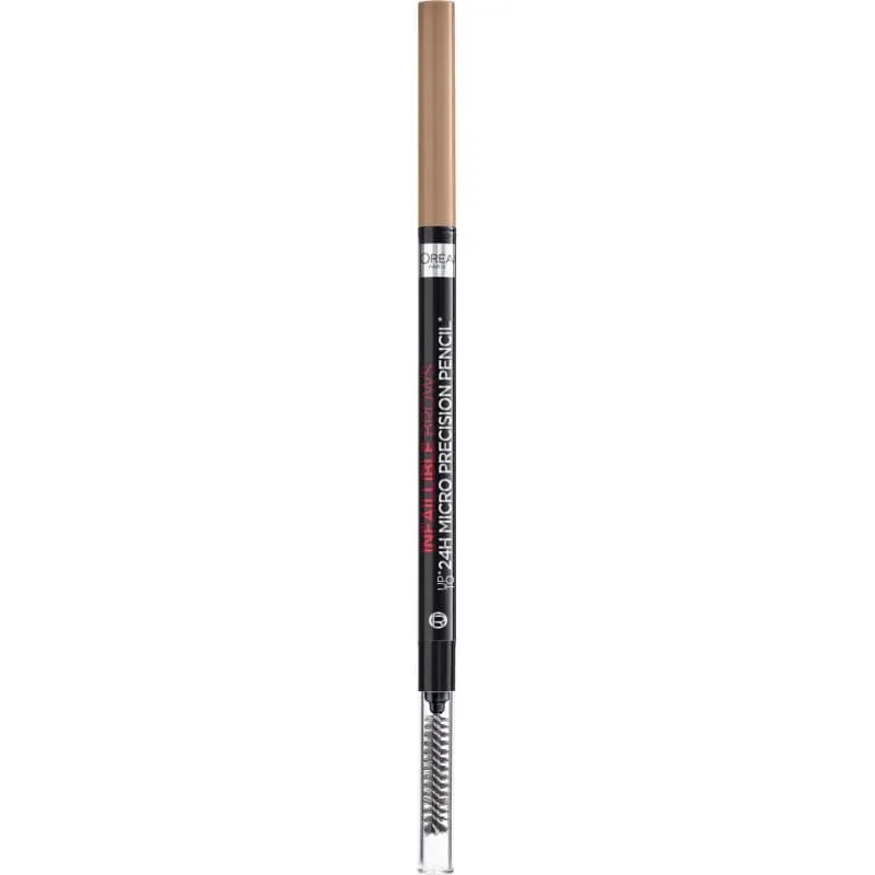 L’Oréal Paris Infaillible Brows 24h Micro Precision Pencil – creion pentru sprâncene nr. 8.0 blond deschis rece — preț și oferte
